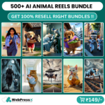 4K Viral 500+ AI Animal Reels Bundle