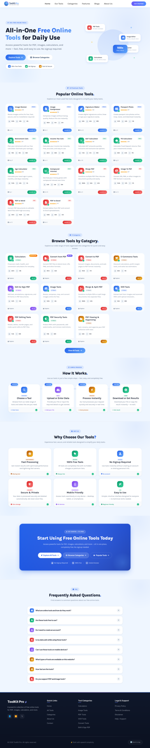 Toolkit Pro – AdSense Ready 70+ Multi-Tools Website In WordPress With ToolSuite Pro
