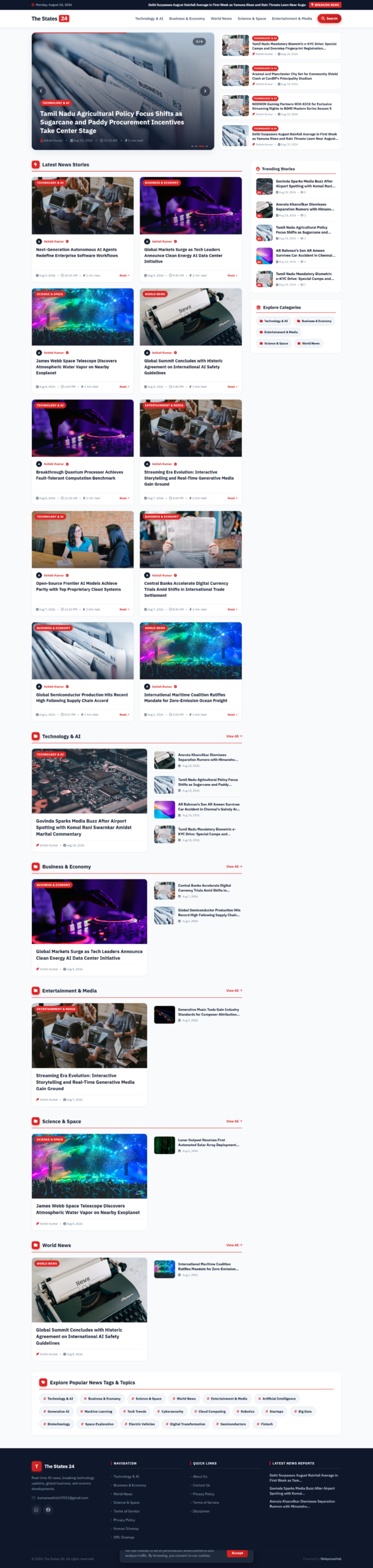 AI News Portal – AI Powered Autoblogging News Website with Google News Auto Publishing